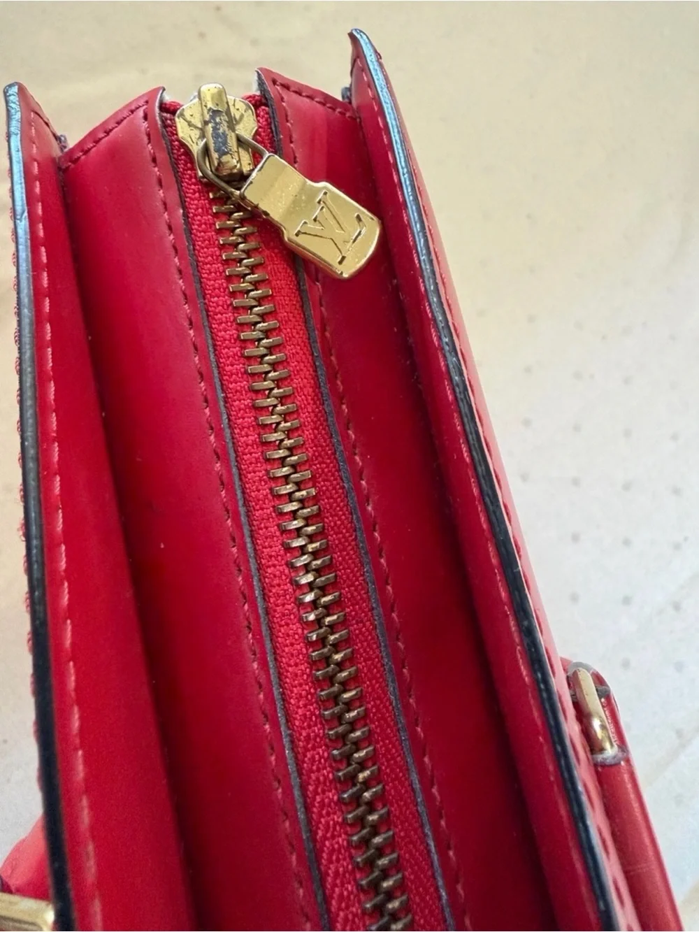 Louis Vuitton Epi Riviera Castillan Red - REHAB No Lining